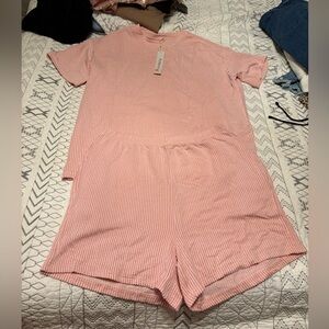 Liberty Coral Striped Top